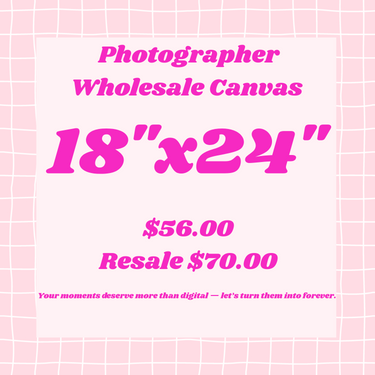 ๐ธ Photographer Wholesale Canvas Pricing - 18